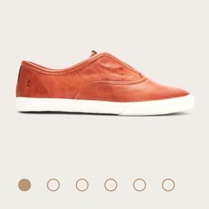 Frye Maya leather slip-on in sunset orange, 8